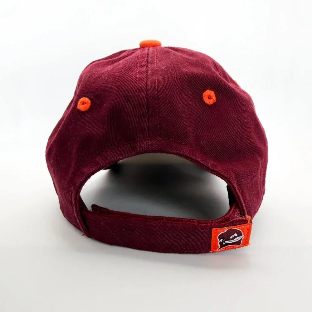 Virginia Tech Hokies Maroon & Orange VT Logo Adjustable Hat